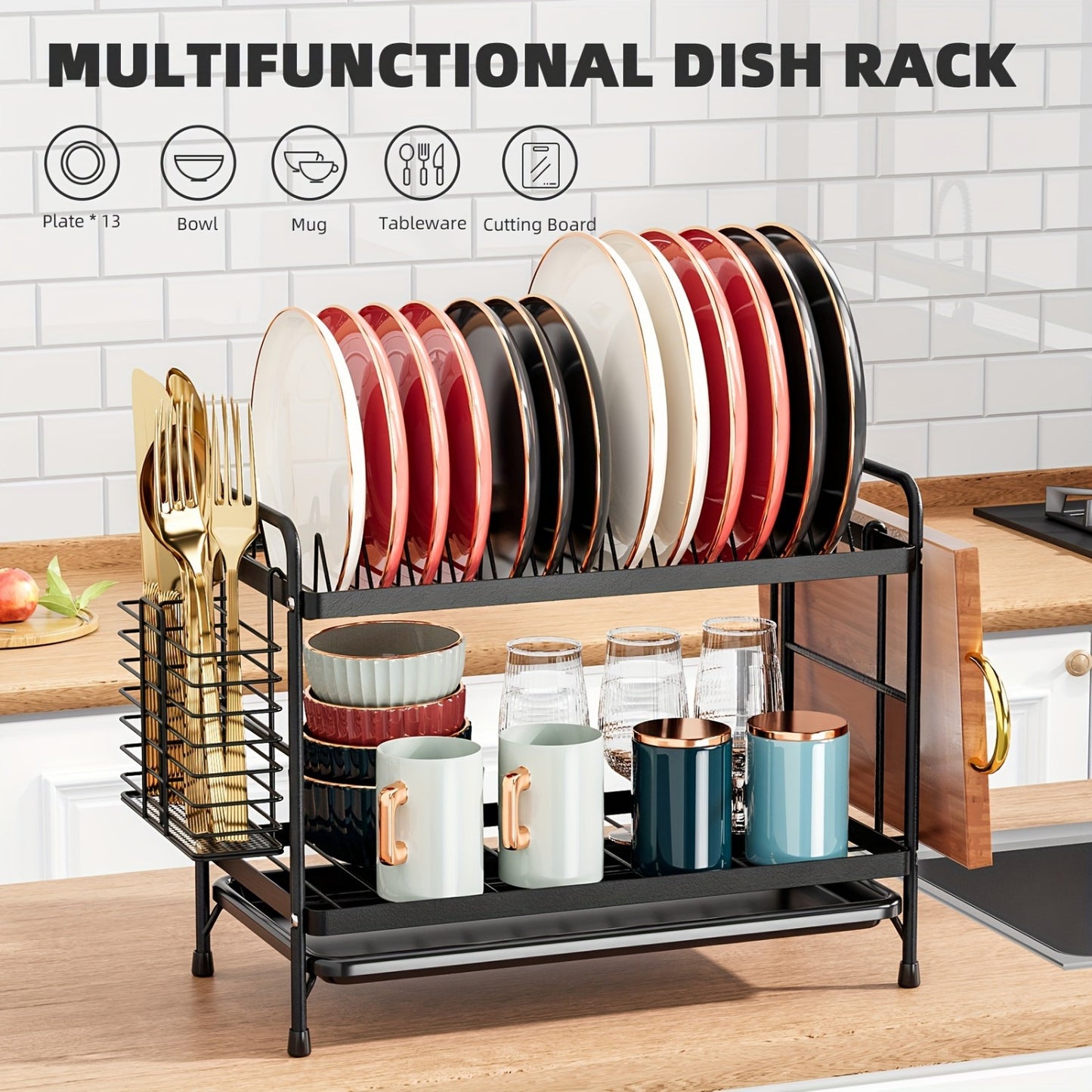 VersaRack 2-Tier Dish Organizer