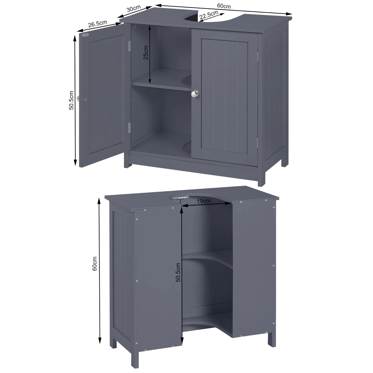 Under-Sink Bathroom Storage Cabinet