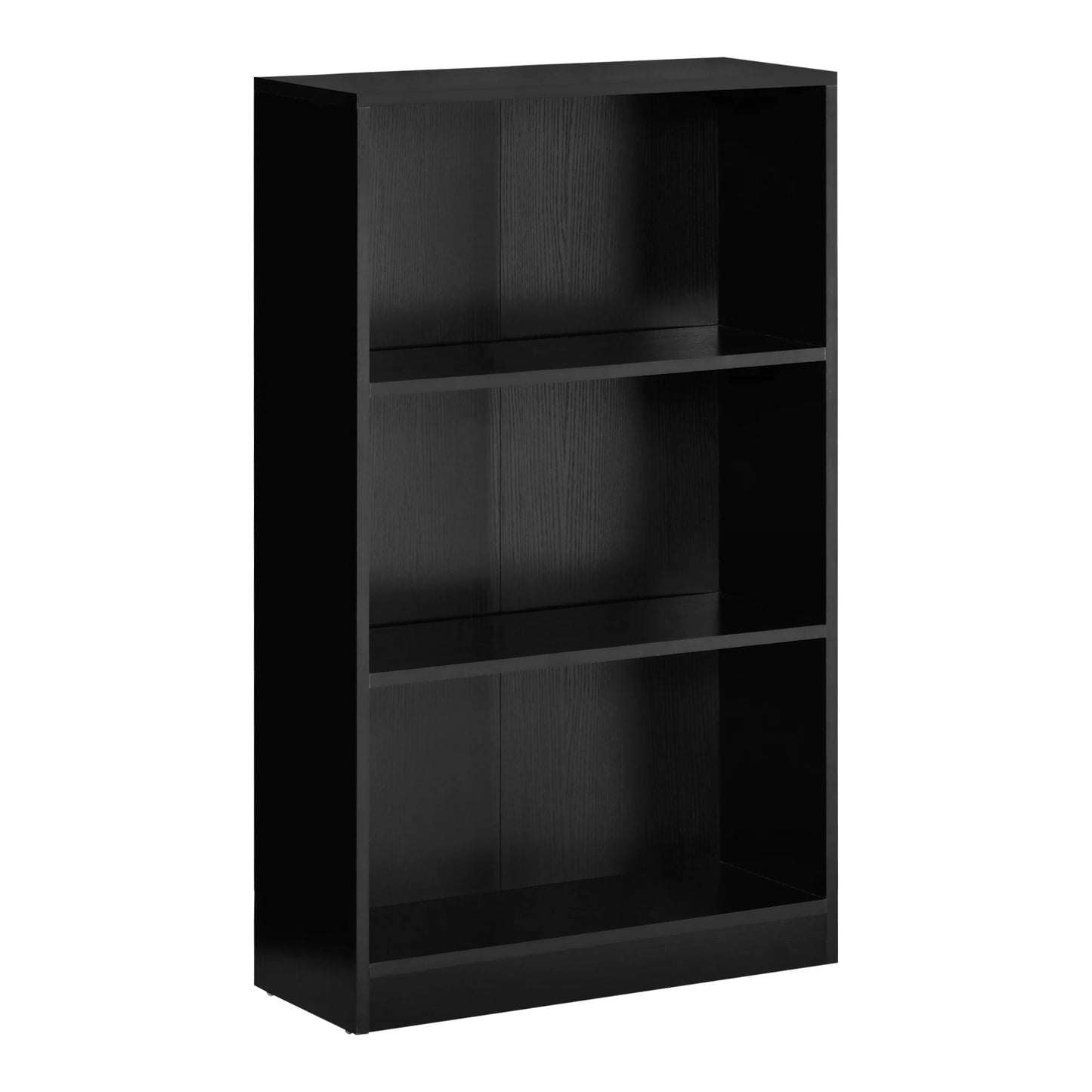 Modern Bookcase with 3 Compartments - Stylish Storage for Books & Décor