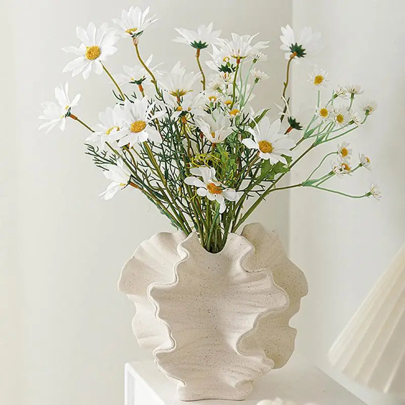 Modern Coral Ceramic Vase Decor