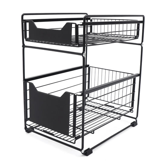Metal Under-Sink Shelf Organizer