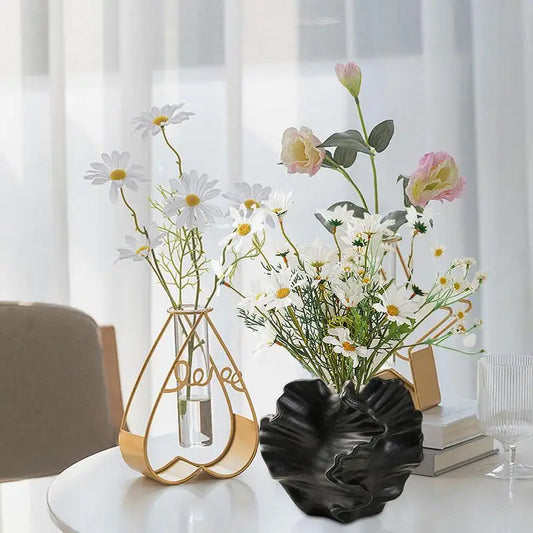 Modern Coral Ceramic Vase Decor