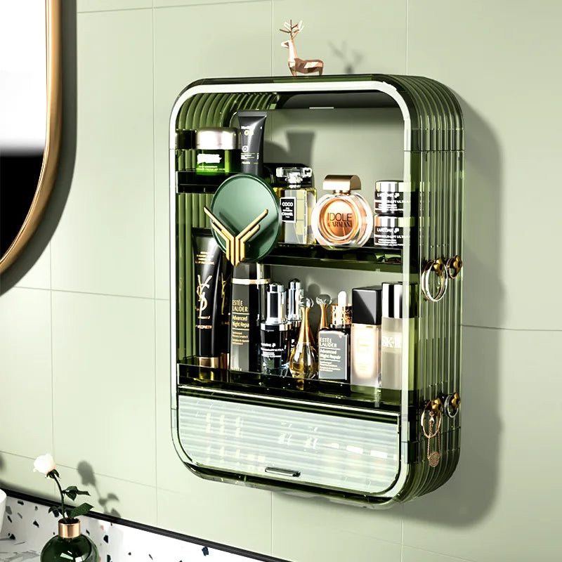 Hanging Makeup Organizer - Multifunctional Storage Shelf