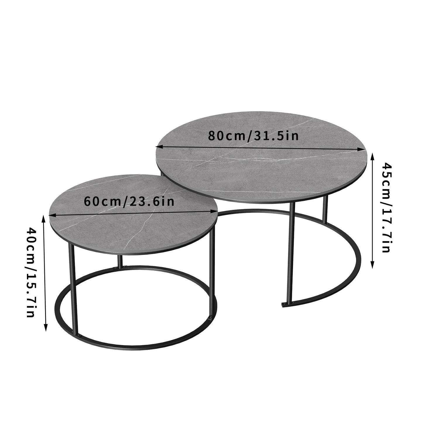 MarbleNest Bijzettafels Set