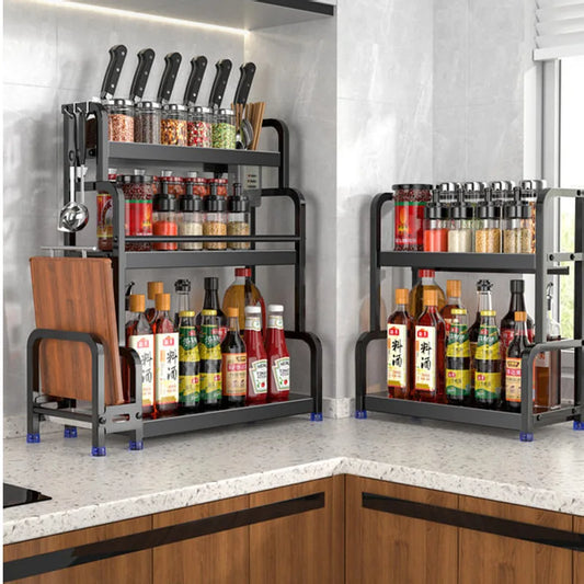 2/3-Tier Stainless Steel Kitchen Organizer