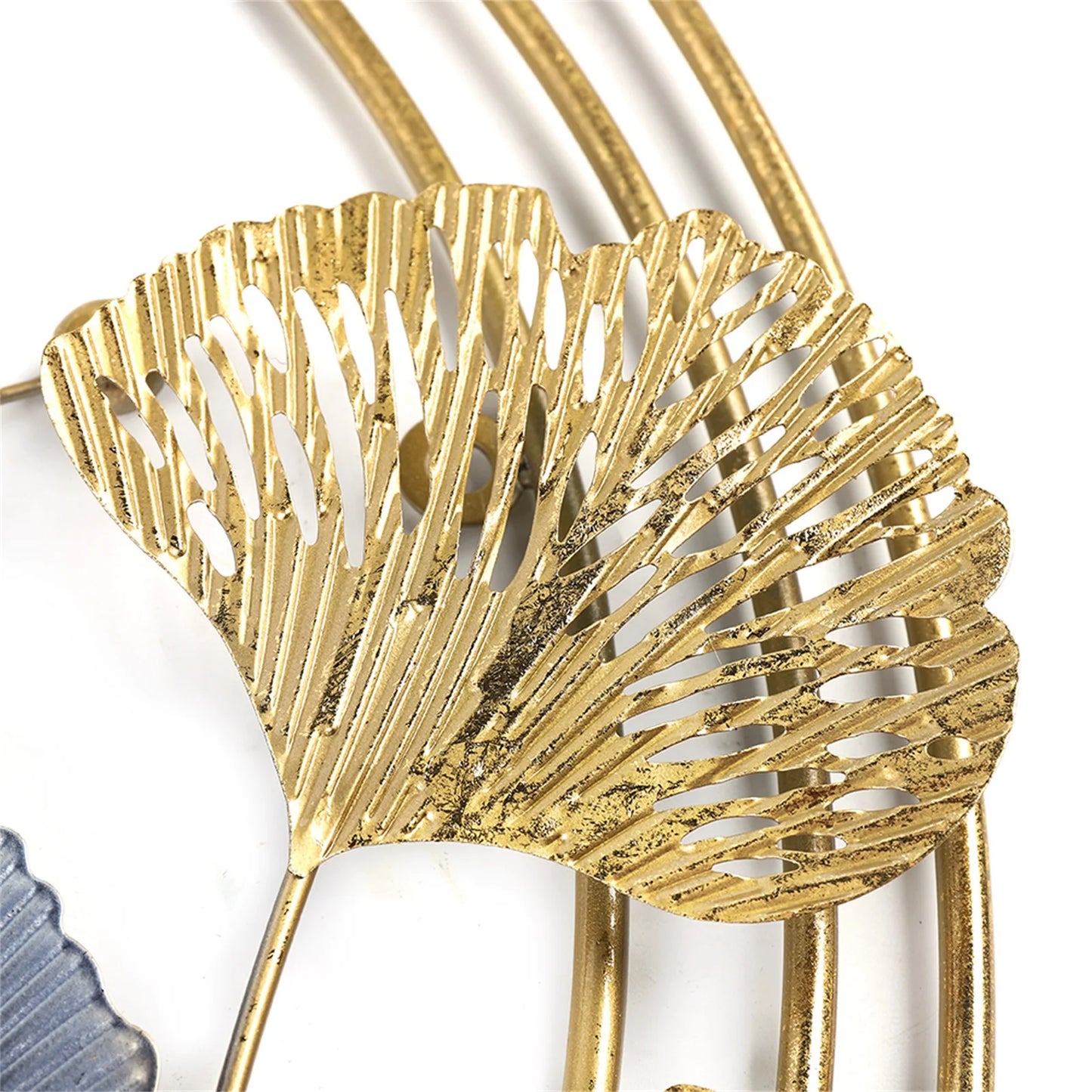 Modern Ginkgo Leaves Metal Wall Art