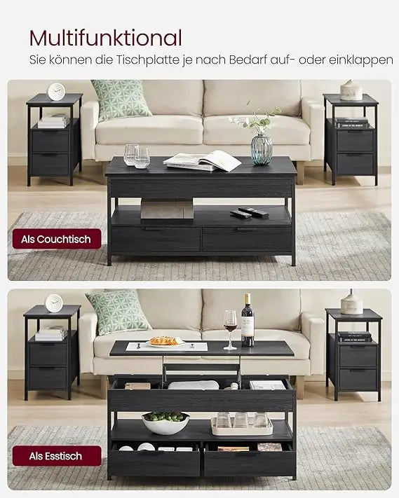 FlexiLift Height-Adjustable Coffee Table