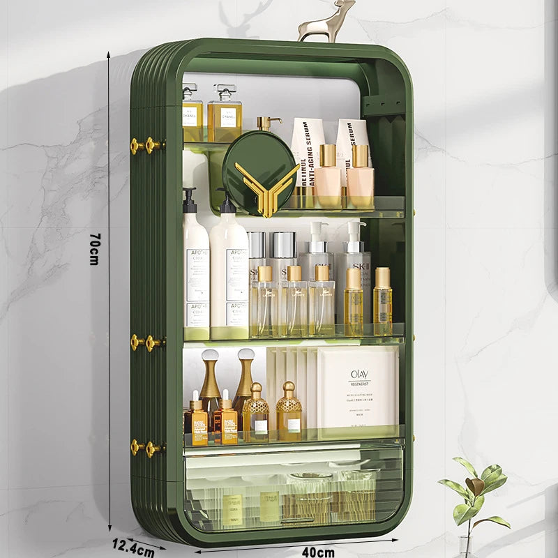 Hanging Makeup Organizer - Multifunctional Storage Shelf