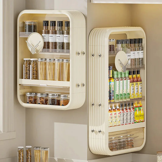 Hanging Makeup Organizer - Multifunctional Storage Shelf