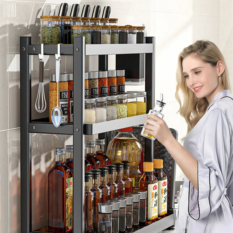 2/3-Tier Stainless Steel Kitchen Organizer