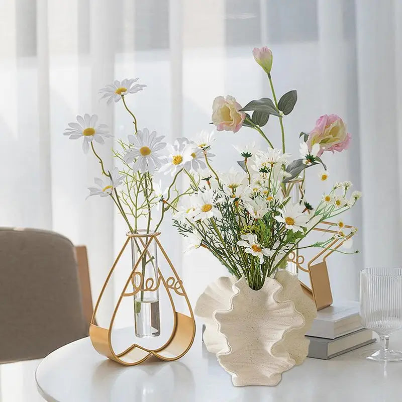 Modern Coral Ceramic Vase Decor