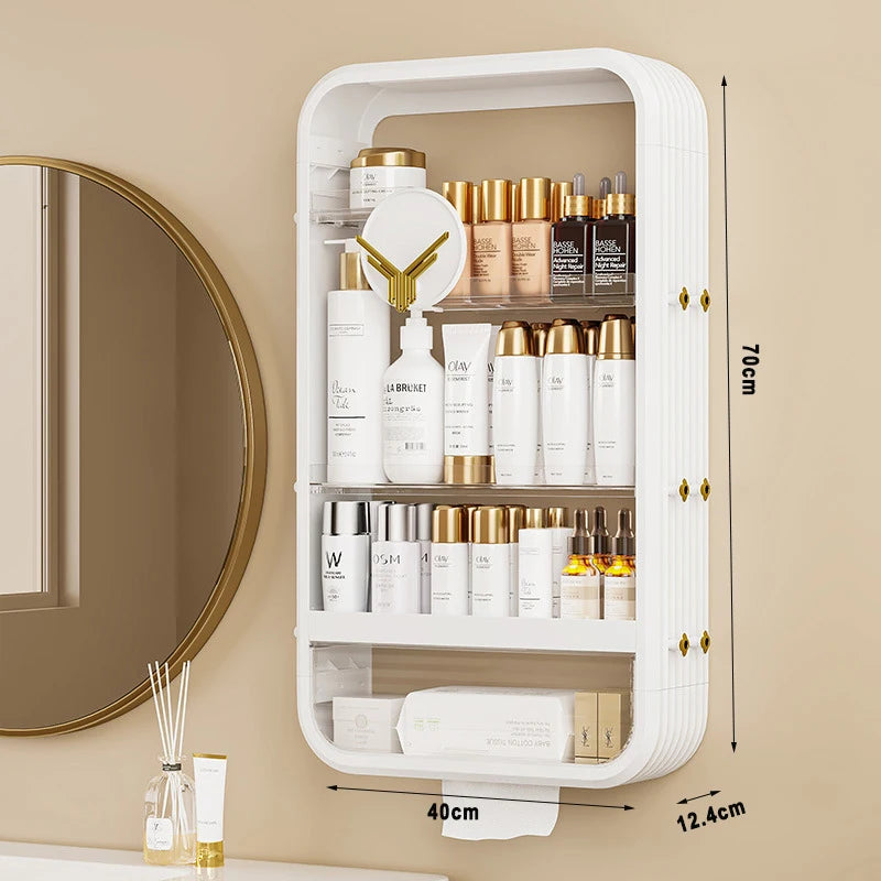 Hanging Makeup Organizer - Multifunctional Storage Shelf