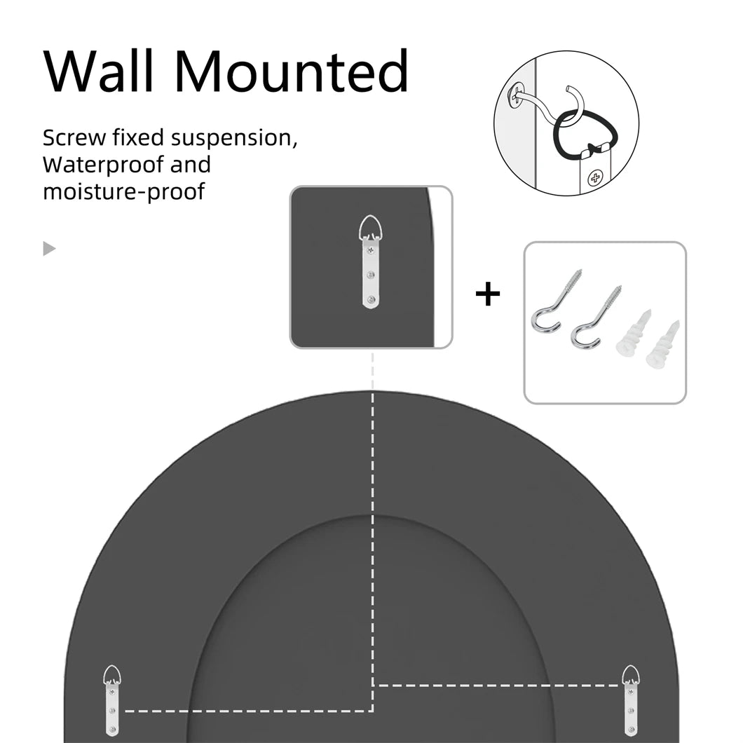 Crushed Diamond Crystal Wall Mirror