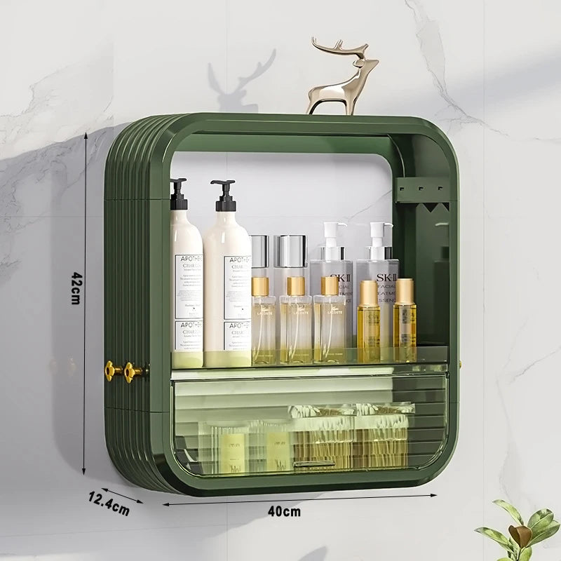 Hanging Makeup Organizer - Multifunctional Storage Shelf
