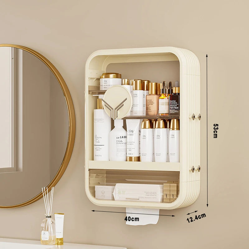 Hanging Makeup Organizer - Multifunctional Storage Shelf