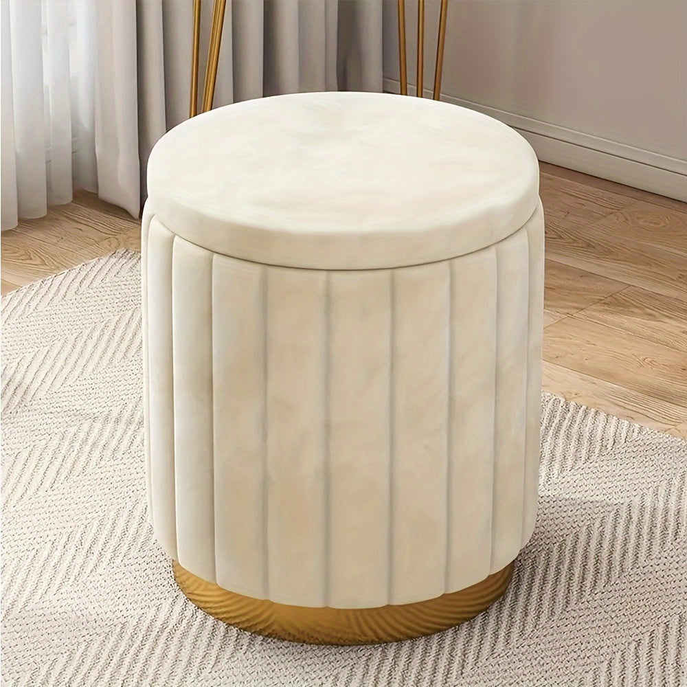 NordicMirror Round Ottoman